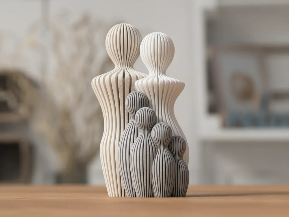 Familienstatuen (1–5 Kinder)